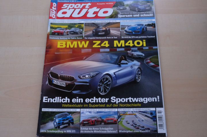 Deckblatt Sport Auto (10/2018)